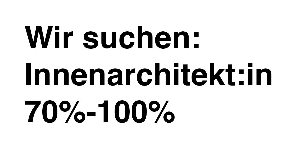 Innenarchitektin 1